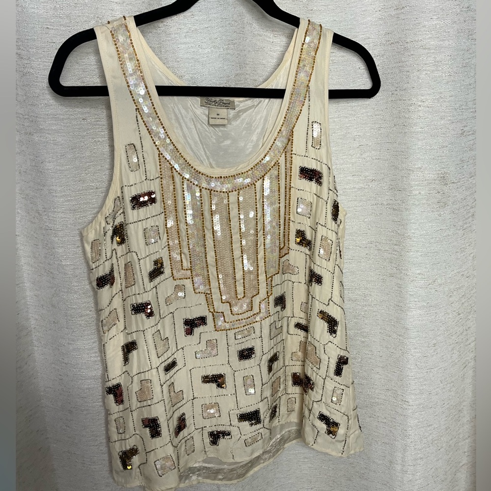 48. Silk Beaded Tank Top